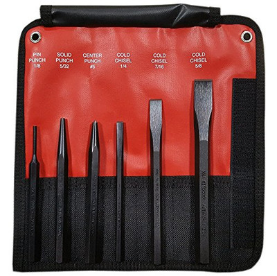 MAYHEW STEEL PRODUCTS MH61406 6 Piece Punch and Chisel Set MAYHEW STEEL PRODUCTS MH61406 6 Piece Punch and Chisel Set