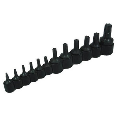 LISLE CORPORATION LS27200 12PC TORX BIT SET T10-T60