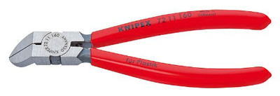 KNIPEX TOOLS LP KX7211160 6-1/4Diagonal Flush Cuttersfor Plastics-45? Angle
