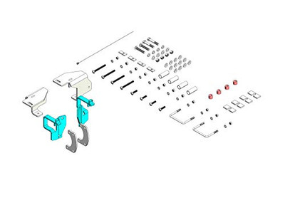 HUSKY TOWING 31566 CUSTOM BRKT KIT DODGE 2009