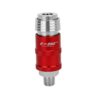 MILTON MIS-1751 5-in-1 Universal Safety 1/4MExhaust Quick-Connect MILTON MIS-1751 5-in-1 Universal Safety 1/4MExhaust Quick-Connect