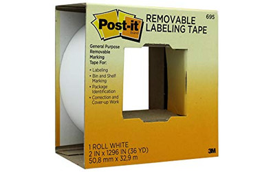 3M COMPANY MM06951 2x36 Yards Post-It LabelingTape-White