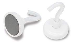 WILMAR PMW12510 2 Piece 1 White EnamelMagnetic Hook