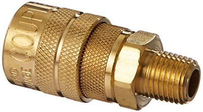 MILTON MI716S 1/4 x 1/4 Male NPT M StyleAir Coupler MILTON MI716S 1/4 x 1/4 Male NPT M StyleAir Coupler