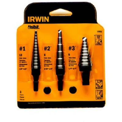 IRWIN INDUSTRIAL TOOL CO VG10502ZR 3 Piece Unibit Set
