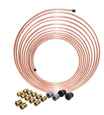 AGS COMPANY SOLUTIONS LLC AKCNC-325K 3/16 x 25 Nickel Copper BrakeLine Coil and Tube Nut Kit AGS COMPANY SOLUTIONS LLC AKCNC-325K 3/16 x 25 Nickel Copper BrakeLine Coil and Tube Nut Kit