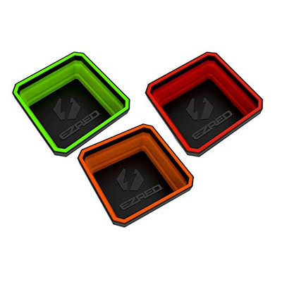 E-Z RED EZTRAY-CLR Collapsible Magnetic PartsTray Set