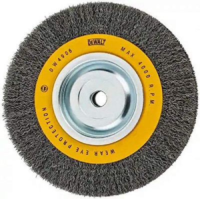 DEWALT-BLACK AND DECKER INC DW4906 8 Carbon Wire Bench GrinderWheel DEWALT-BLACK AND DECKER INC DW4906 8 Carbon Wire Bench GrinderWheel
