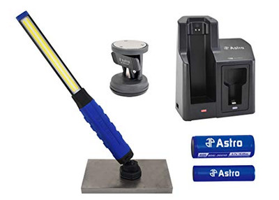 ASTRO PNEUMATIC TOOL CO. AO80SLC 800 Lm Rechargeable Slim LightW/ Quick-Swap System & SuctionCup Base