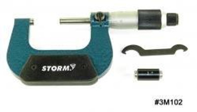 Central Tools CEN3M102 Storm Conventional Micrometer - 1-2 In Central Tools CEN3M102 Storm Conventional Micrometer - 1-2 In