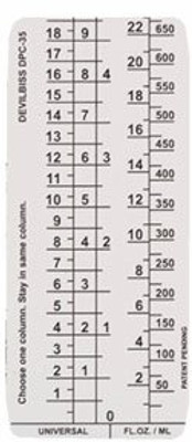 DeVilbiss DEVDPC-61-K10 DeKups® Universal Measuring Guide, 34 oz. DeVilbiss DEVDPC-61-K10 DeKups® Universal Measuring Guide, 34 oz.