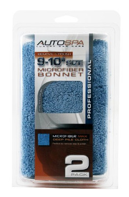 Carrand CRD40408AS AutoSpa Microfiber 9-10" Polishing Bonnet Carrand CRD40408AS AutoSpa Microfiber 9-10" Polishing Bonnet