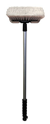 Carrand CRD93055 Flow Through Wash Brush, 8" Wide, with On/Off Water Control, 29" Lightweight Aluminum Handle Carrand CRD93055 Flow Through Wash Brush, 8" Wide, with On/Off Water Control, 29" Lightweight Aluminum Handle
