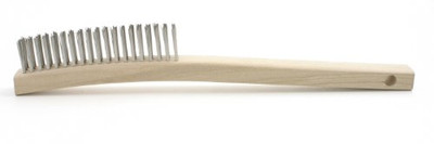 Brush Research BRMB41 Wire Scratch Brush, Carbon Steel, 0.008" Wire Diameter, 13-1/4" Length, 1-3/16" Bristle Length, 1-1/8" Brush Face Width (Pack of 12) Brush Research BRMB41 Wire Scratch Brush, Carbon Steel, 0.008" Wire Diameter, 13-1/4" Length, 1-3/16" Bristle Length, 1-1/8" Brush Face Width (Pack of 12)