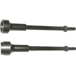 Ajax Tool Works AJXA1166 Brake Pin and Bushing Driver Set, 2 Piece, Use with .401 Shank Air Hammer, 10-1/4" Length