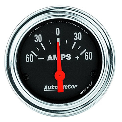 AUTO METER 2586 CHROME AMMETER 60-0-60AMP AUTO METER 2586 CHROME AMMETER 60-0-60AMP
