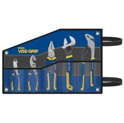 Vise Grip VGP2078708 Vise Grip Vise-Grip 2078708 5-pc ProPlier Set, Slip Joint, Lineman Plier, Adj. Wrench, Groove Joint,Tray,Bag