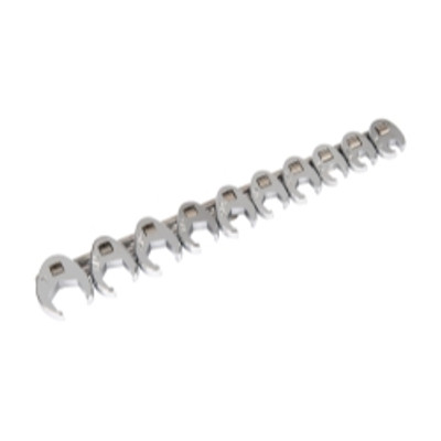 Titan TIT17296 10 Piece 3/8" Drive SAE Flare Nut Crowsfoot Wrench Set Titan TIT17296 10 Piece 3/8" Drive SAE Flare Nut Crowsfoot Wrench Set