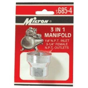 Milton Industries MILS685-4 Milton S-685-4 Three in One 1/4" FNPT Hose Manifold