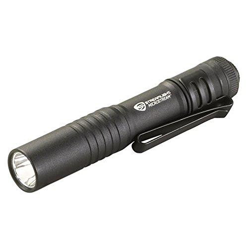 "STREAMLIGHT, INC." STL66318STREAMLIGHT, INC. MicroStream Ultra-compact Aluminum body with AAA Alkaline Battery, 3.5 Inch - 1.04 oz (Black)