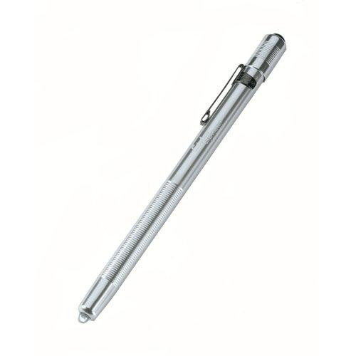 "STREAMLIGHT, INC." STL65012STREAMLIGHT, INC. 65012 Stylus 6-1/4-Inch Penlight with Pocket Clip and White LED, Silver