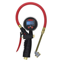 Milton Industries MILS-578D Digital Inflator Gauge with Large Bore Dual Head Chuck