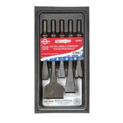 Mayhew MAY32023 Tools 5PC PNEU Cut,Chisel & SCRAPR S