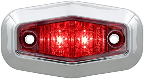 OPTRONICS MCL13RTRS LED MINI M/C CHROME;RED