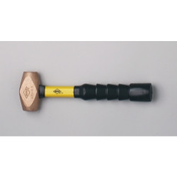 Wright Tool Company WRI9029 BrassHam2.5lb.wSupGr1-1/4"Face