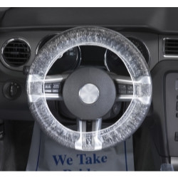 Petoskey Plastics PETFB-P9943-33 Slip N' Grip Steering Wheel Covers, Double Band 500ct