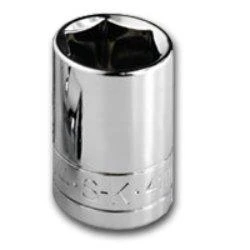 SK Hand Tool SKT40021 40021 6 Point 21mm Drive Deep Socket, 1/2-Inch, Chrome