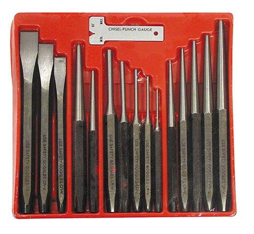 Astro Pneumatic AST1600 Astro 1600 16-Piece Punch and Chisel Set