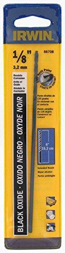 Vise Grip HAN66708 Hanson 66708 IRWIN 66708 Hanson 1/8" x 6" Aircraft Extension High Speed Steel Straight Shank Drill Bit (66708)