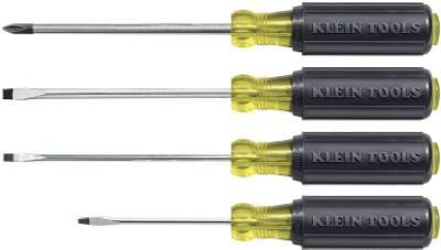 Klein Tools KLE85484 85484-12 4-Piece Mini Cushion-Grip Assortment Screwdriver Set