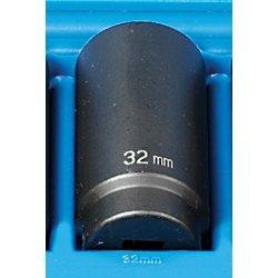 Grey Pneumatic GRE2132MD (2132MD) 1/2" Drive x 32mm Deep 12-Point Socket