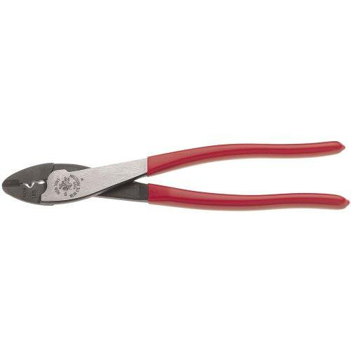 Klein Tools KLE1005 1005 Crimping and Cutting Tool for Insulated and Non-Insulated Terminals, 9-3/4-Inch