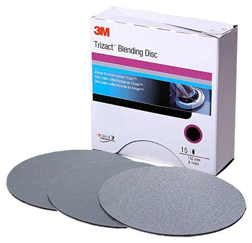 3M MMM02091 (TM) Trizact(TM) Hookit(TM) Blending Disc, 02091, 3 in, P1000, 15 discs per box