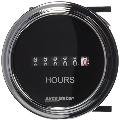 AUTO METER 2587 CHROME HOURMETER 2 1/16