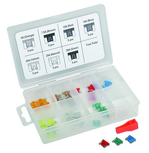 Titan TIT45237 45237 Low Profile Mini Fuse Assortment, 36 Piece, Pack Of 12