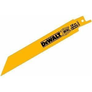 DeWalt DWTDW4811B 6" 18 TPI Straight Back Bi-metal Reciprocating Bl (115-DW4811B25) Category: Reciprocating Saw Parts and Accessories