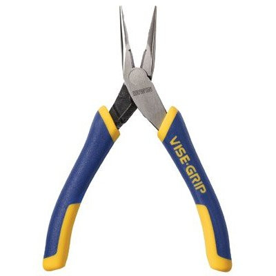 Vise Grip VGP2078905 Vise Grip Vise-Grip - Mini Long Nose Pliers 5-1/4" Long Nose Plier W/Cutter And Spring: 586- - 5-1/4" long nose plier w/cutter and spring