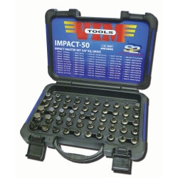 50 piece Impact Master Set - 3/8" Sq. Drive Vim Products VIMIMPACT50