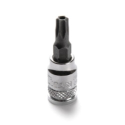Titan TIT66827 Tamper Proof Torx Bit Socket, 1/4" Drive, T27, Chrome