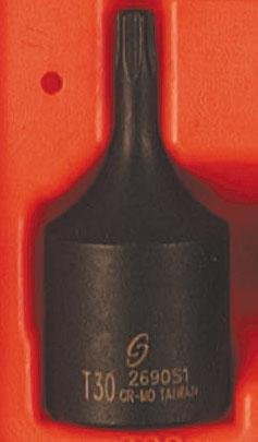 Sunex SUN2690S1 1/2-Inch Drive T30 Internal Star Impact Socket