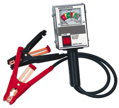 Associated ASO6029 Equipment 6029 6/12V 125 Amp Hand Held Analog Battery Tester