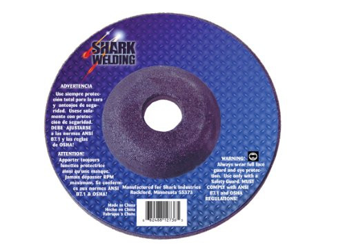 Shark Industries Ltd SRK12731 Shark 4-Inch by 0.125-Inch by 0.625-Inch Depressed Center Wheel
