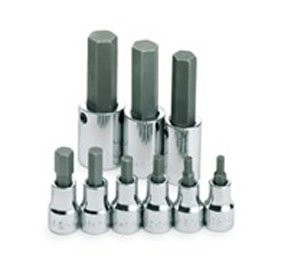 SK Hand Tool SKT41262 Drive Hex Long 3/8-Inch Bit Socket, 1/2-Inch, Chrome