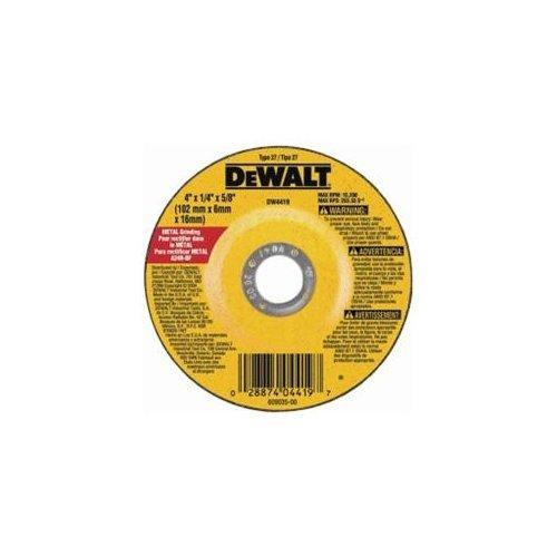 DeWalt DWTDW4419 Grinding Wheel Depressed Center, Metal Cutting 1/4 " Thck, 5/8 " Arbor