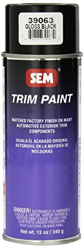 SEM Products SEM39063 SEM Gloss Trim Black Aerosol - 12 oz.