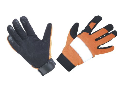 SAS Safety SAS6363 Reflective Gloves, Orange, Large